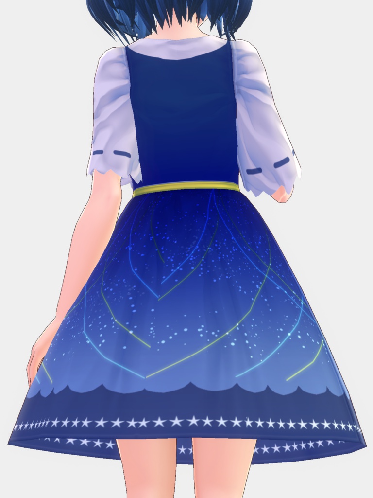 【VRoid】イイカンジ夜空ワンピース