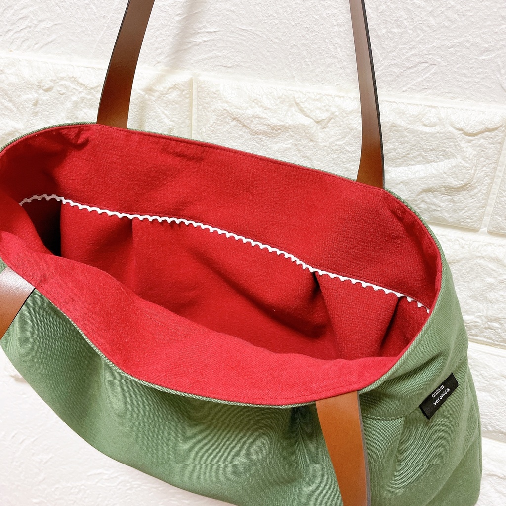 カミュベロ*リバーシブル概念トートバッグ