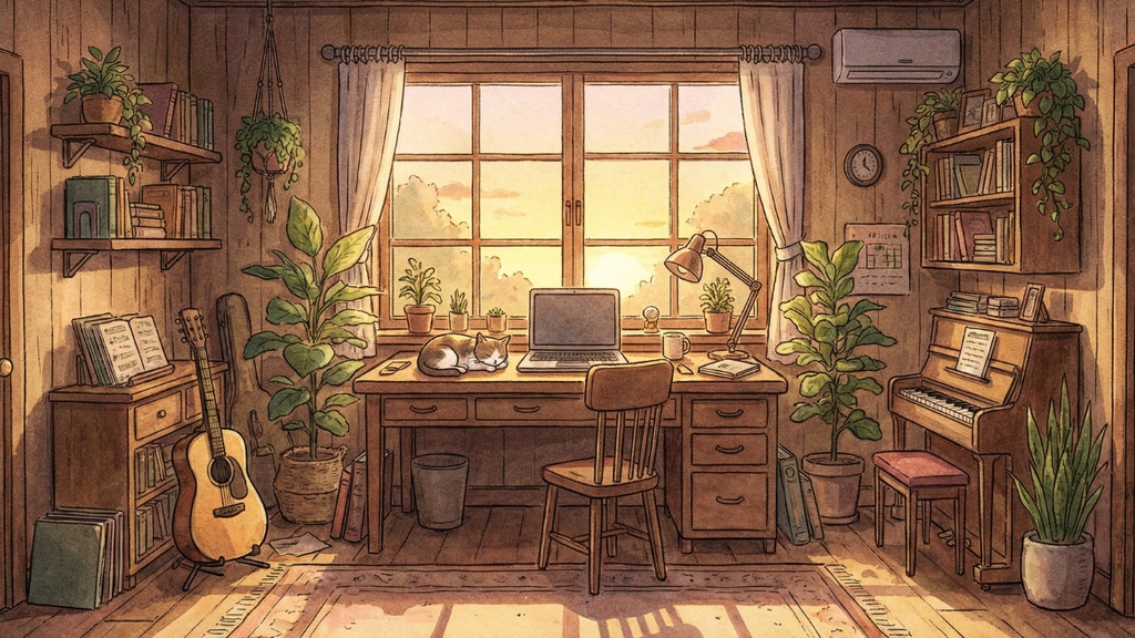 【著作権フリーBGM】ループ再生対応!雑談・作業用Lo-fi "The Palette" | 商用利用・配信OK | No Copyright Music