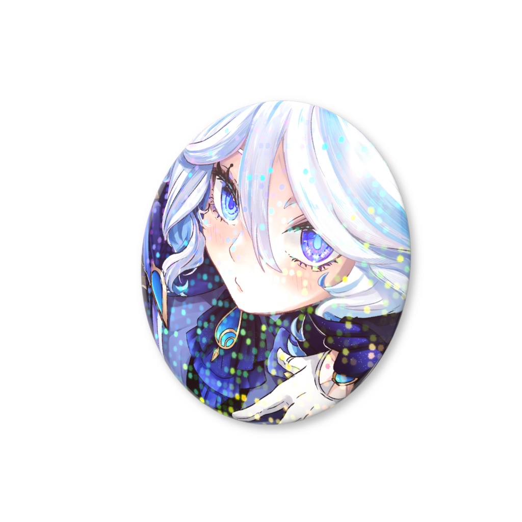 フリーナ缶バッチ