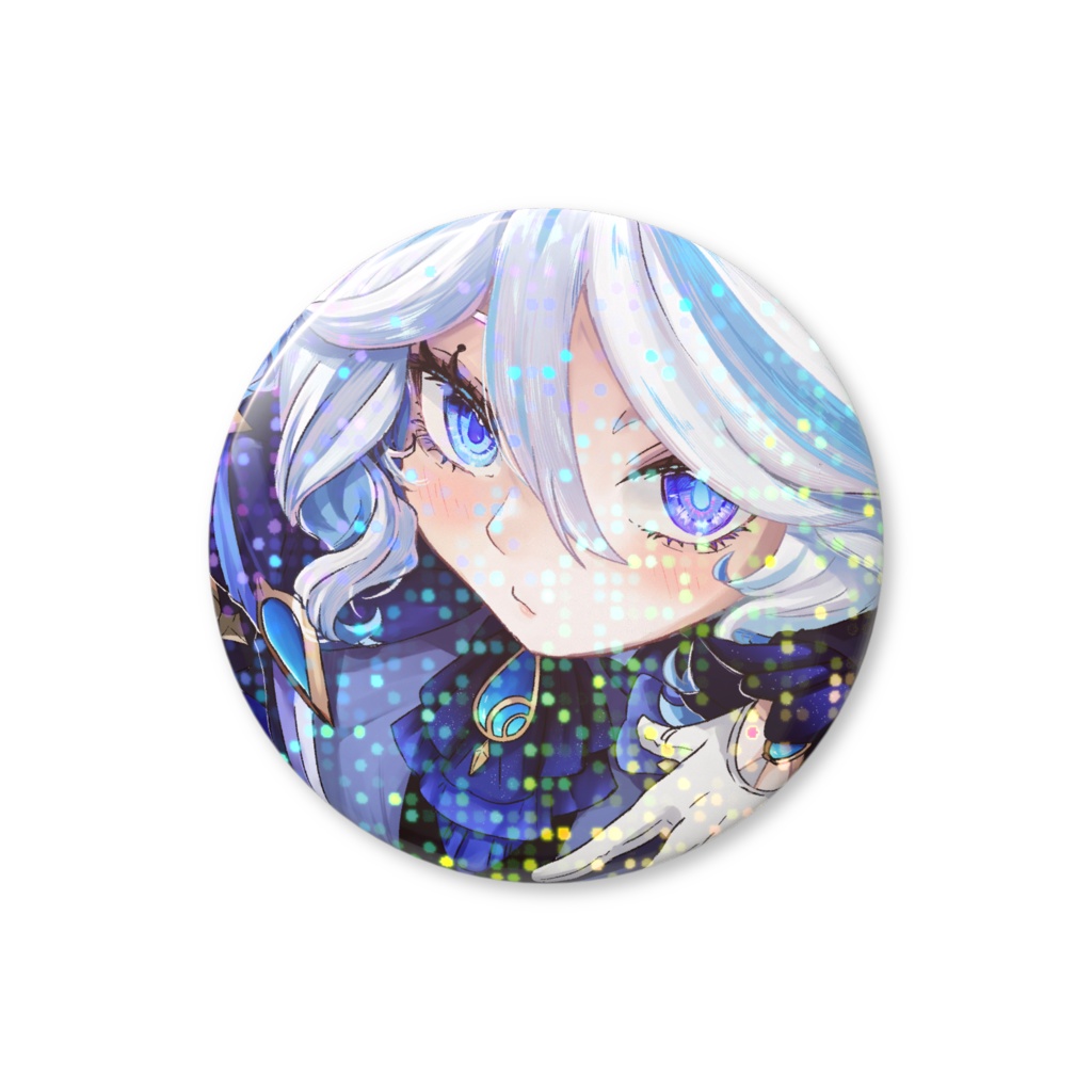 フリーナ缶バッチ