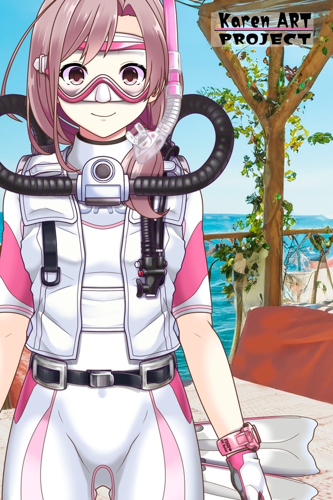 カレンちゃんとスキューバーダイビング(簡易型リブリーザー FIENO編 Part1)