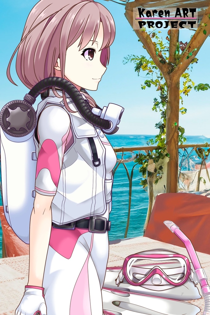 カレンちゃんとスキューバーダイビング(簡易型リブリーザー FIENO編 Part1)