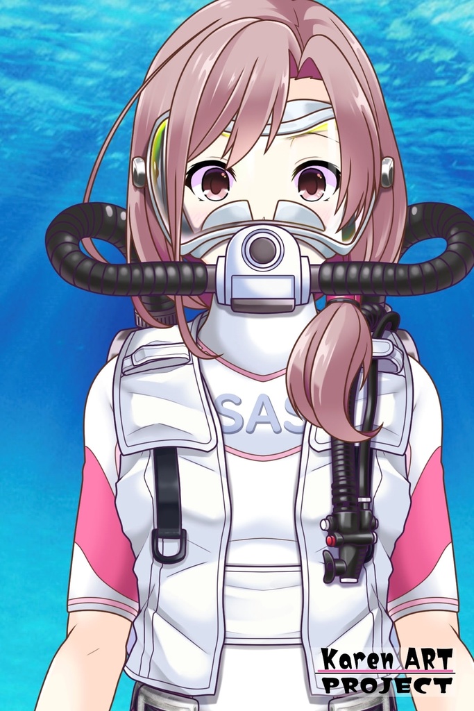 カレンちゃんとスキューバーダイビング(簡易型リブリーザー FIENO編 Part2)