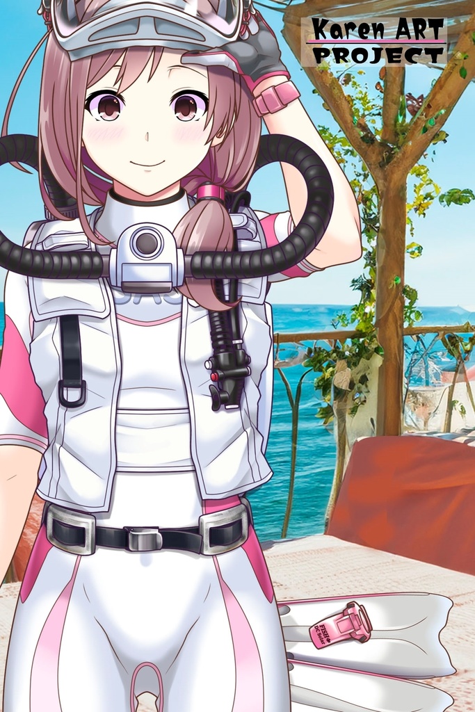 カレンちゃんとスキューバーダイビング(簡易型リブリーザー FIENO編 Part2)