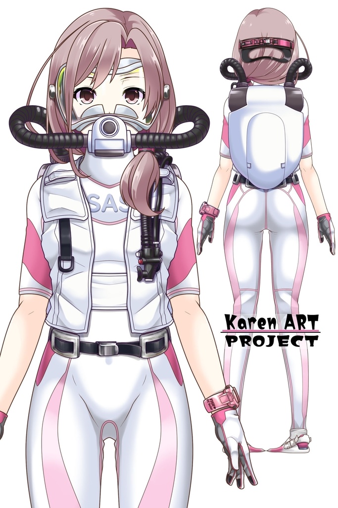 カレンちゃんとスキューバーダイビング(簡易型リブリーザー FIENO編 Part2)