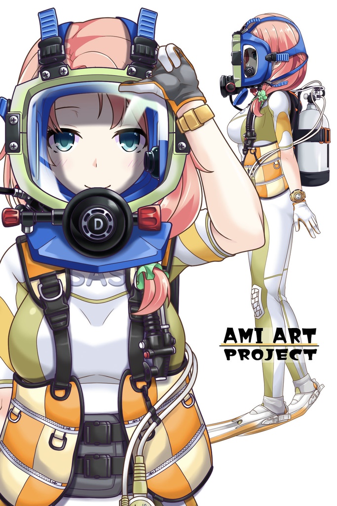 亜美ちゃんとスキューバーダイビング(フルフェイスマスク型装備編 Part2)