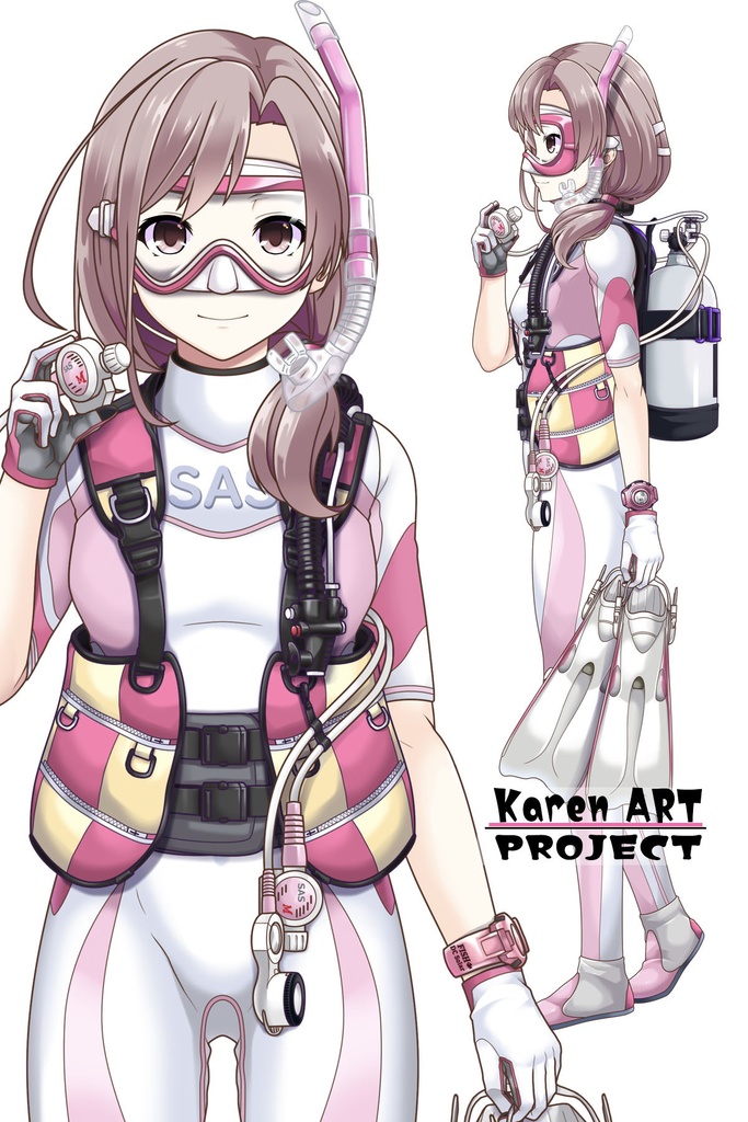 カレンちゃんとスキューバーダイビング(カジュアルタイプ編Part2)