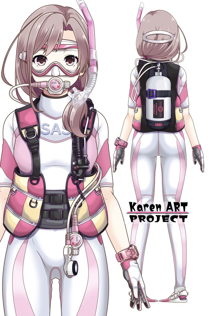 カレンちゃんとスキューバーダイビング(カジュアルタイプ編Part2)