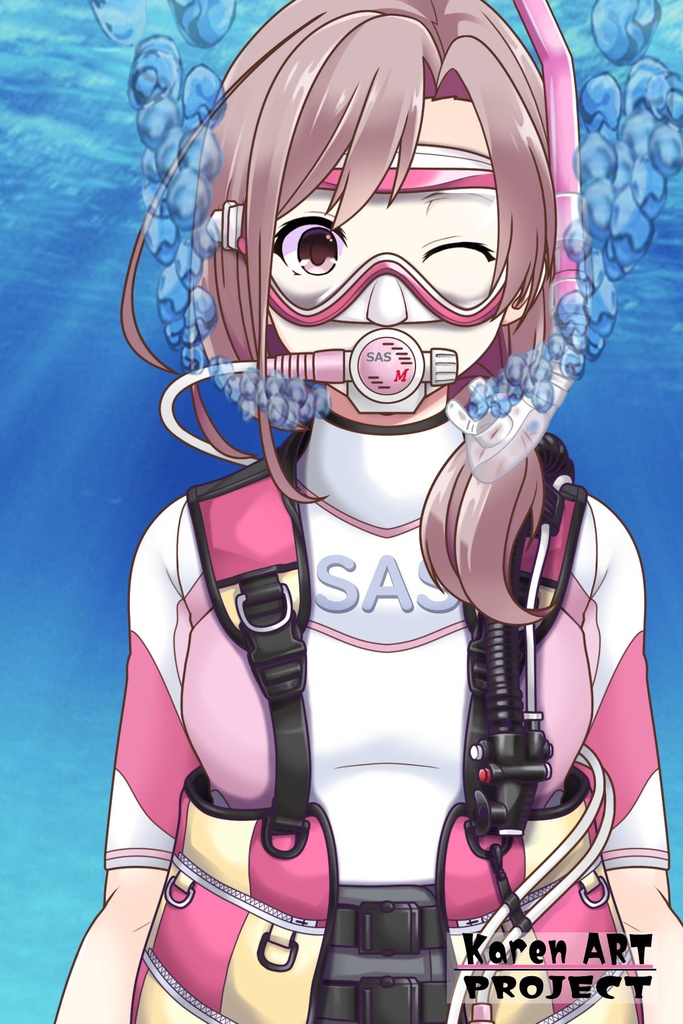 カレンちゃんとスキューバーダイビング(カジュアルタイプ編Part2)