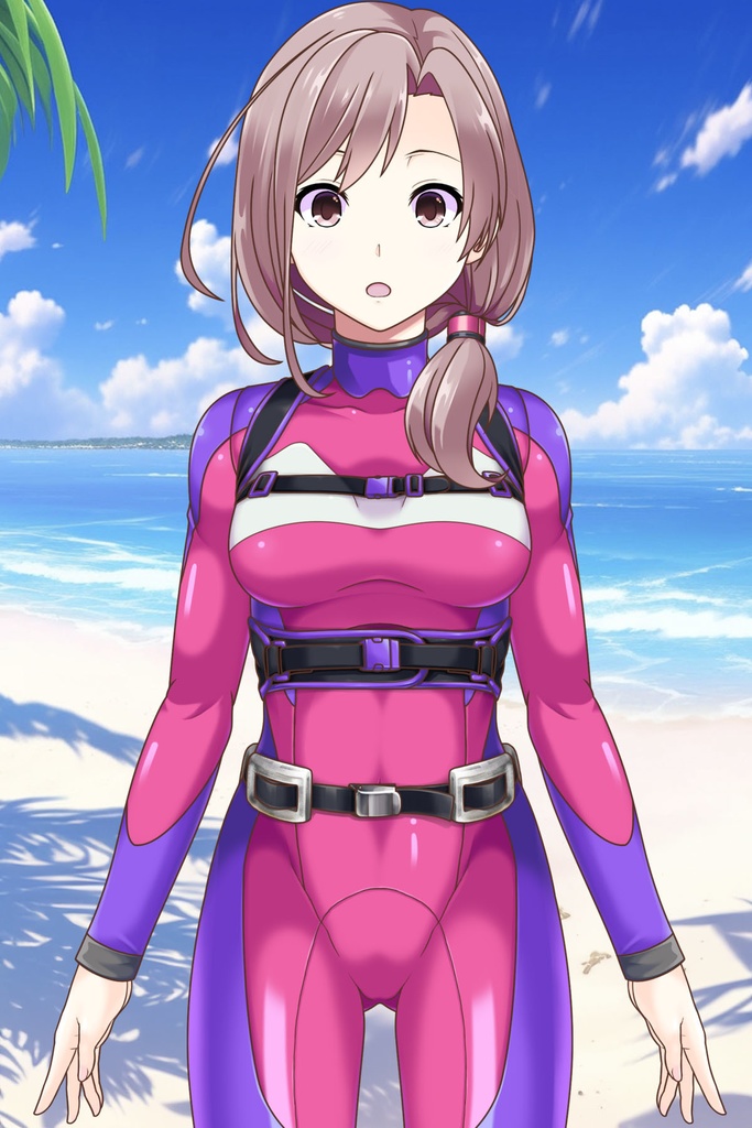 カレンちゃんとスキューバーダイビング(フルフェイスマスク型装備編)