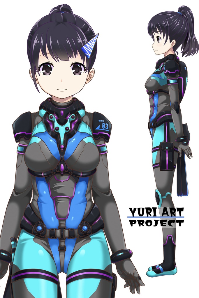 ゆりちゃんとスキューバーダイビング(近未来ヘルメット型装備編)