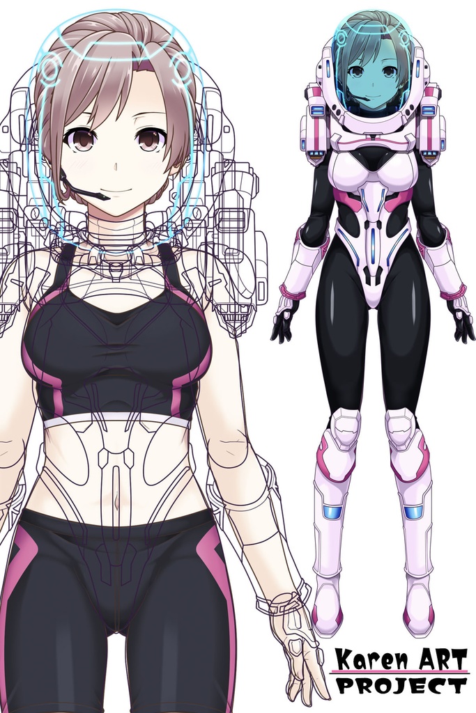 カレンちゃん&宇宙服Part2(宇宙服編)