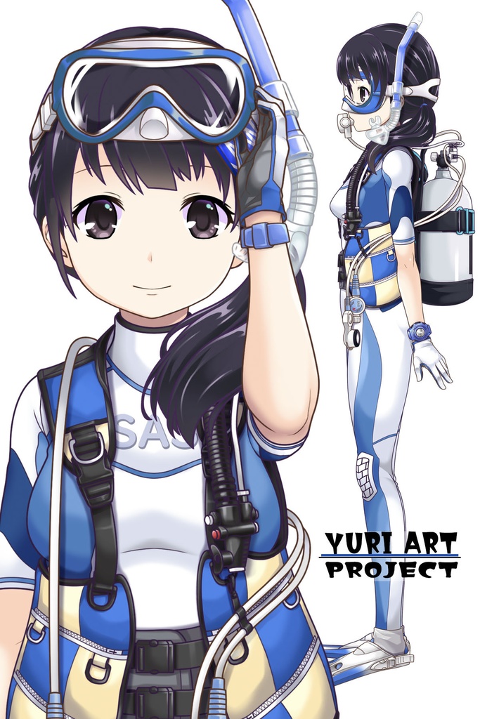 ゆりちゃんとスキューバーダイビング(カジュアルタイプ編)