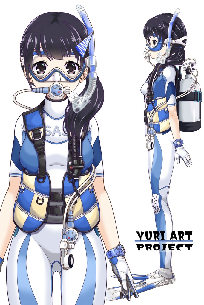 ゆりちゃんとスキューバーダイビング(カジュアルタイプ編)