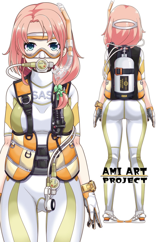 亜美ちゃんとスキューバーダイビング(カジュアルタイプ編)