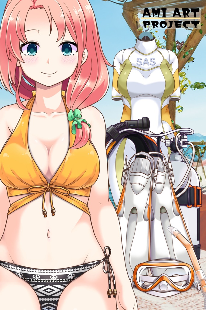 亜美ちゃんとスキューバーダイビング(カジュアルタイプ編)