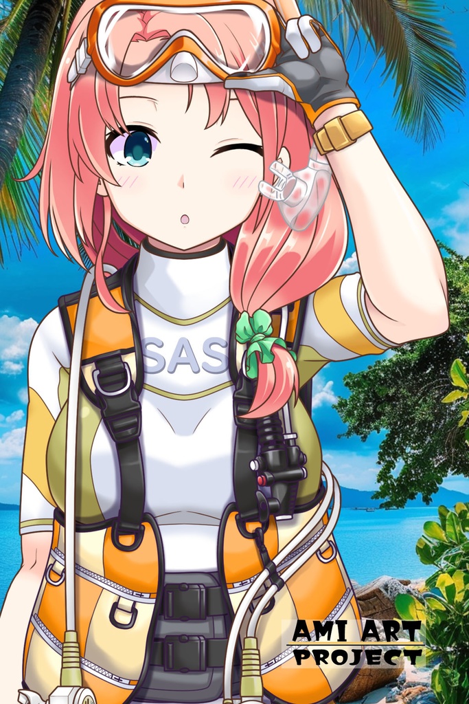 亜美ちゃんとスキューバーダイビング(カジュアルタイプ編)