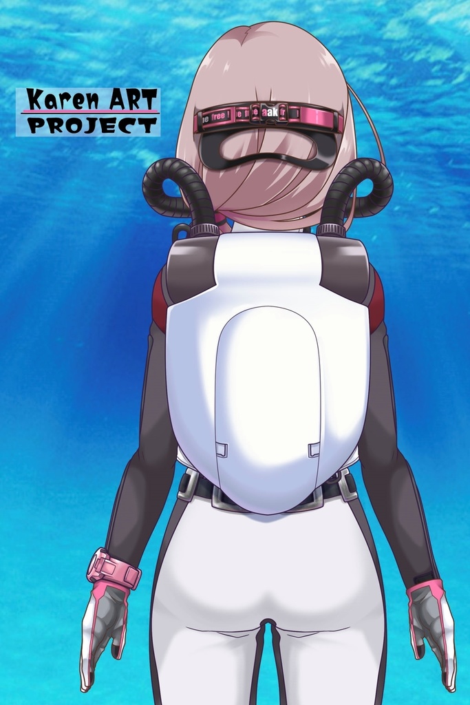 カレンちゃんとスキューバーダイビング(BISMウエットスーツ06)