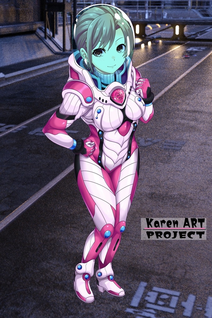 カレンちゃん&パワードスーツ Part4(強化服・見下ろしアングル編)