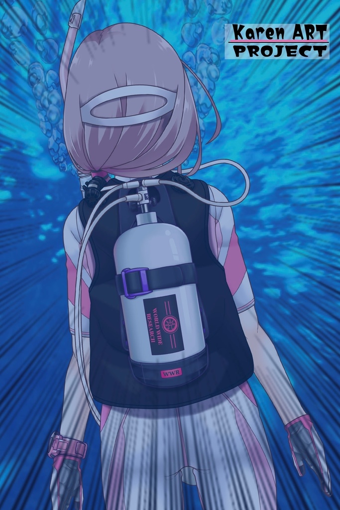 カレンちゃんとスキューバーダイビング(BISM器材編 Part1) Karen enjoying scuba diving -BISM Equipment Part1