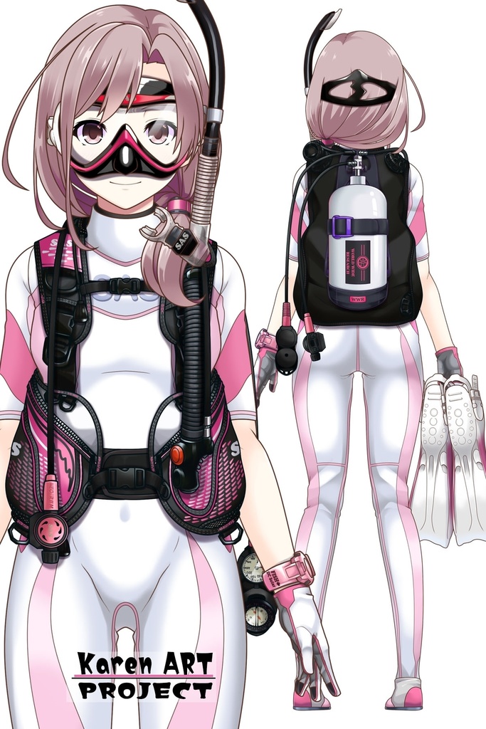 カレンちゃんとスキューバーダイビング(SAS器材編 Part1) Karen enjoying scuba diving -SAS Equipment Part1