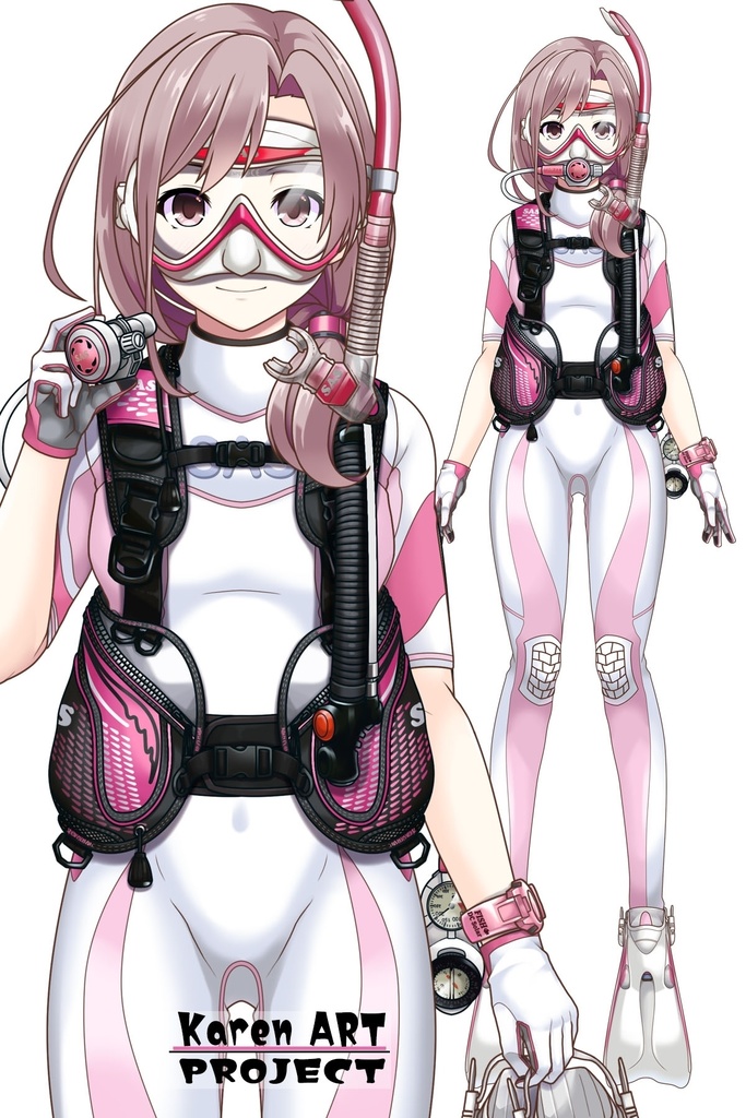 カレンちゃんとスキューバーダイビング(SAS器材編 Part2) Karen enjoying scuba diving -SAS Equipment Part2