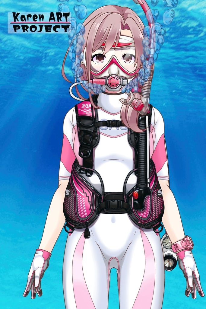 カレンちゃんとスキューバーダイビング(SAS器材編 Part2) Karen enjoying scuba diving -SAS Equipment Part2