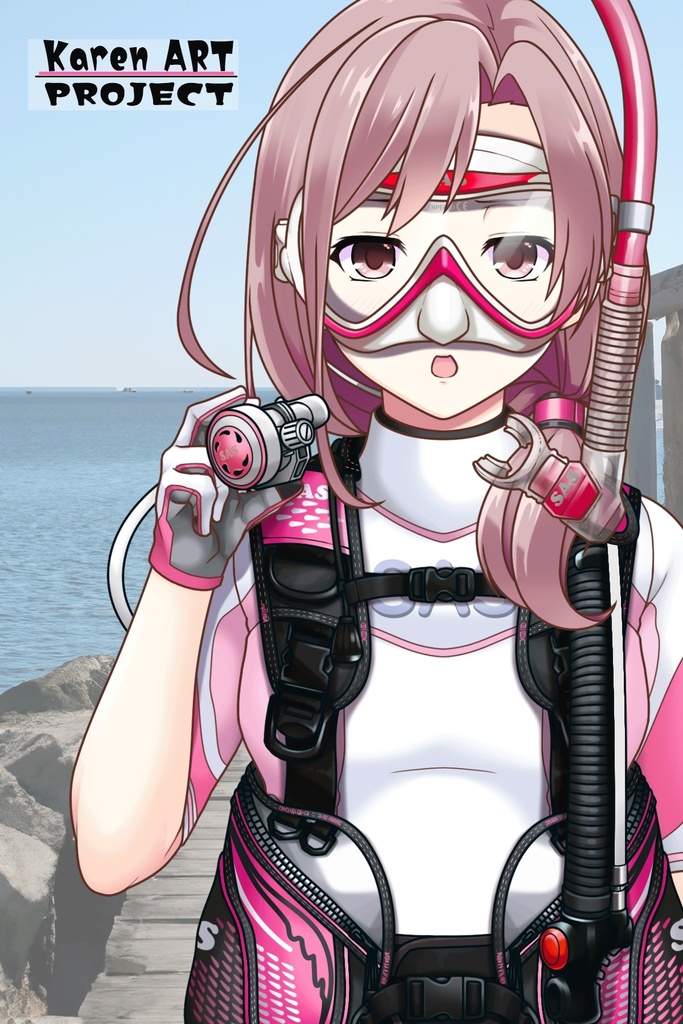 カレンちゃんとスキューバーダイビング(SAS器材編 Part2) Karen enjoying scuba diving -SAS Equipment Part2