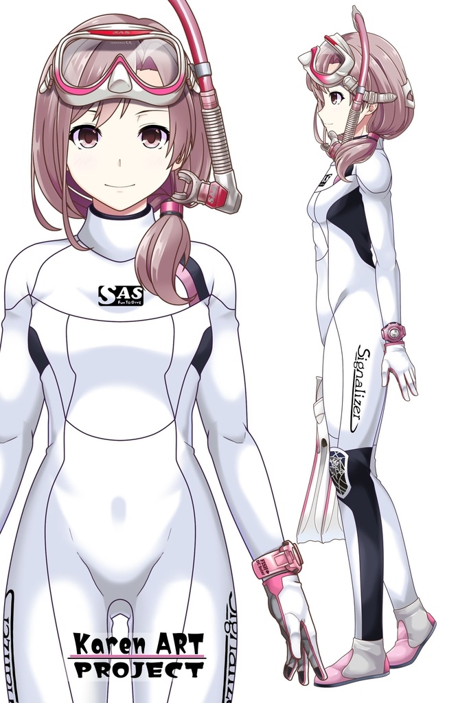 カレンちゃんとスキューバーダイビング(SAS器材編 Part3)Karen enjoying scuba diving -SAS Equipment Part3