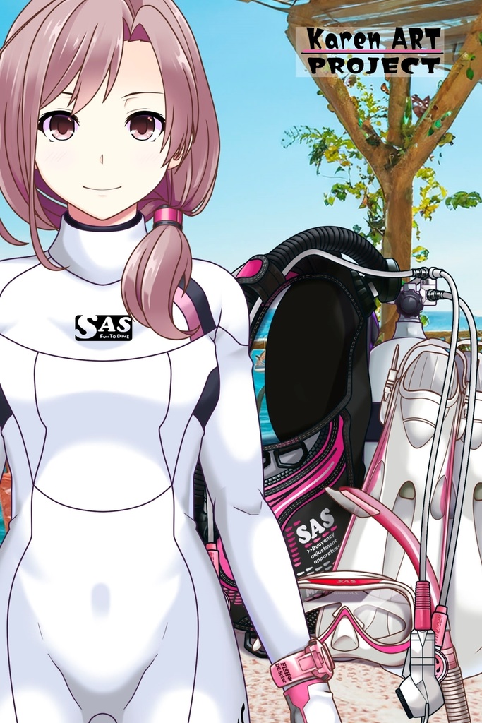 カレンちゃんとスキューバーダイビング(SAS器材編 Part3)Karen enjoying scuba diving -SAS Equipment Part3