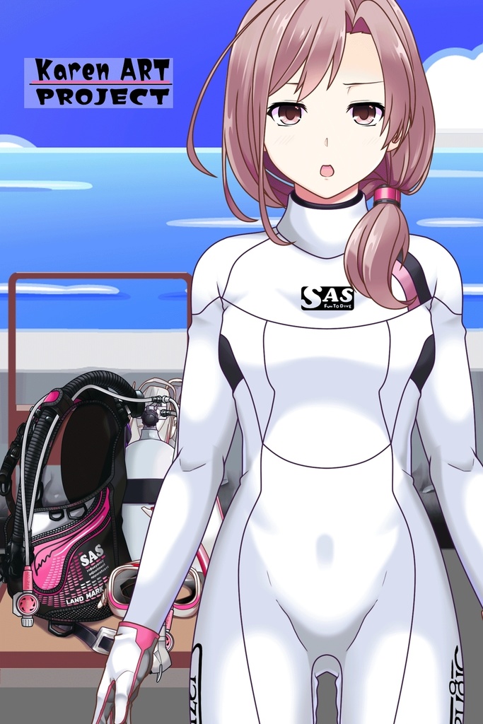 カレンちゃんとスキューバーダイビング(SAS器材編 Part3)Karen enjoying scuba diving -SAS Equipment Part3