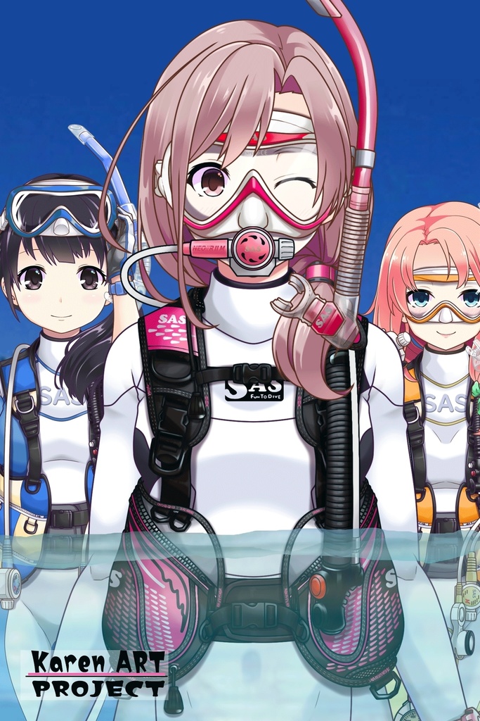 カレンちゃんとスキューバーダイビング(SAS器材編 Part3)Karen enjoying scuba diving -SAS Equipment Part3