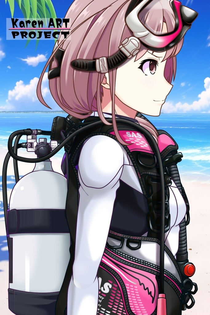 カレンちゃんとスキューバーダイビング(SAS器材編 Part4) Karen enjoying scuba diving -SAS Equipment Part4