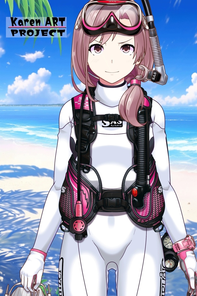 カレンちゃんとスキューバーダイビング(SAS器材編 Part4) Karen enjoying scuba diving -SAS Equipment Part4