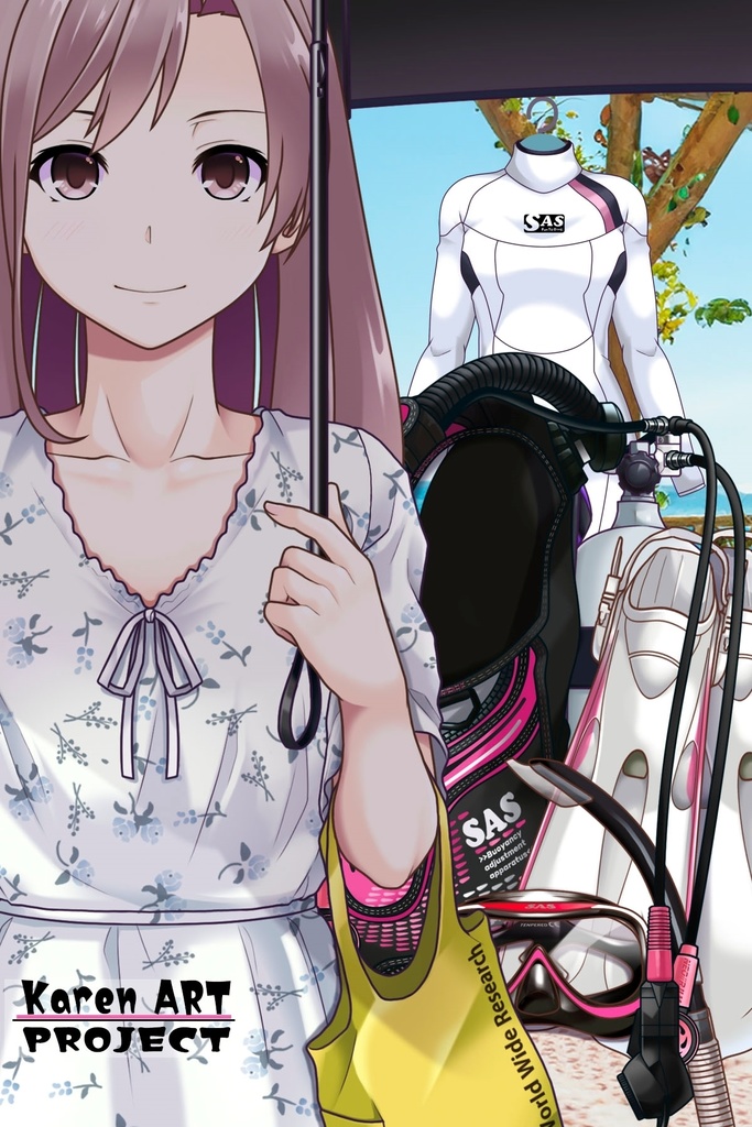 カレンちゃんとスキューバーダイビング(SAS器材編 Part4) Karen enjoying scuba diving -SAS Equipment Part4