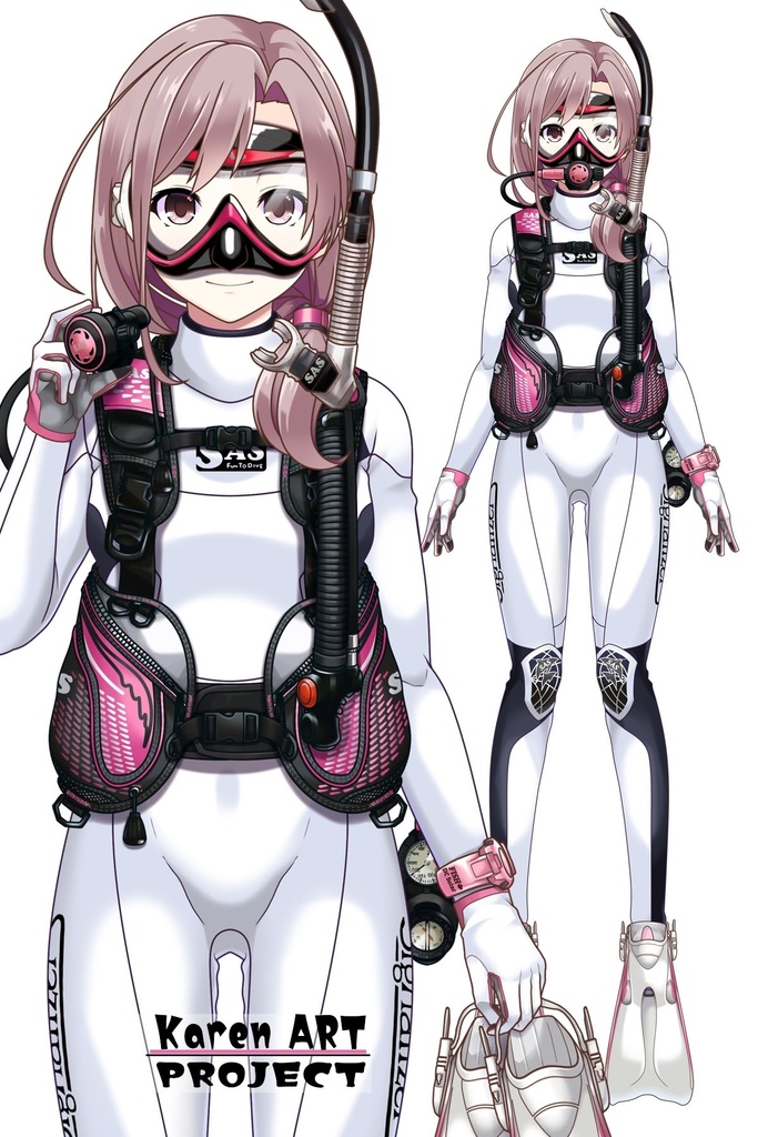 カレンちゃんとスキューバーダイビング(SAS器材編 Part4) Karen enjoying scuba diving -SAS Equipment Part4