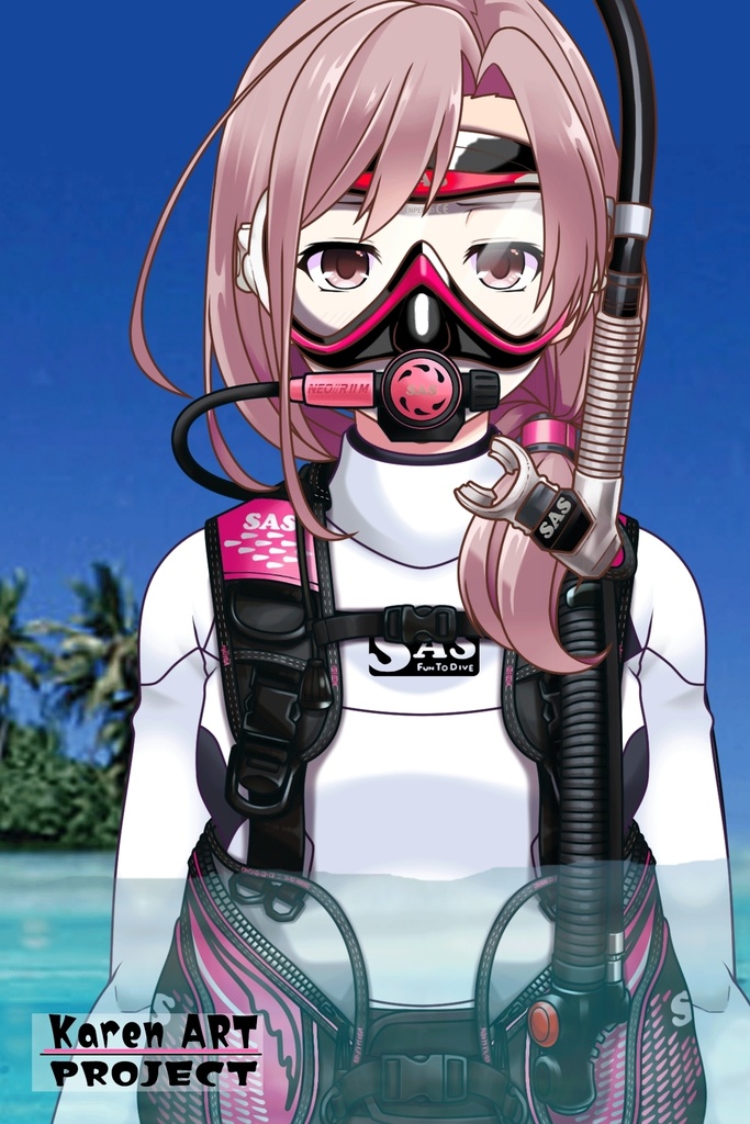 カレンちゃんとスキューバーダイビング(SAS器材編 Part4) Karen enjoying scuba diving -SAS Equipment Part4
