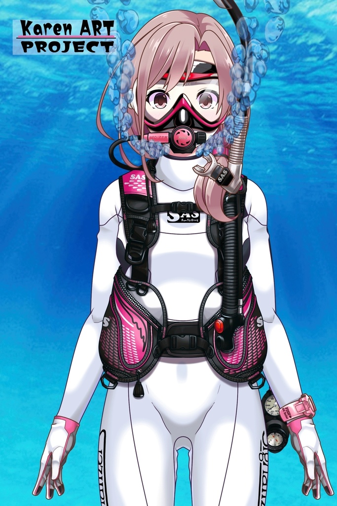 カレンちゃんとスキューバーダイビング(SAS器材編 Part4) Karen enjoying scuba diving -SAS Equipment Part4