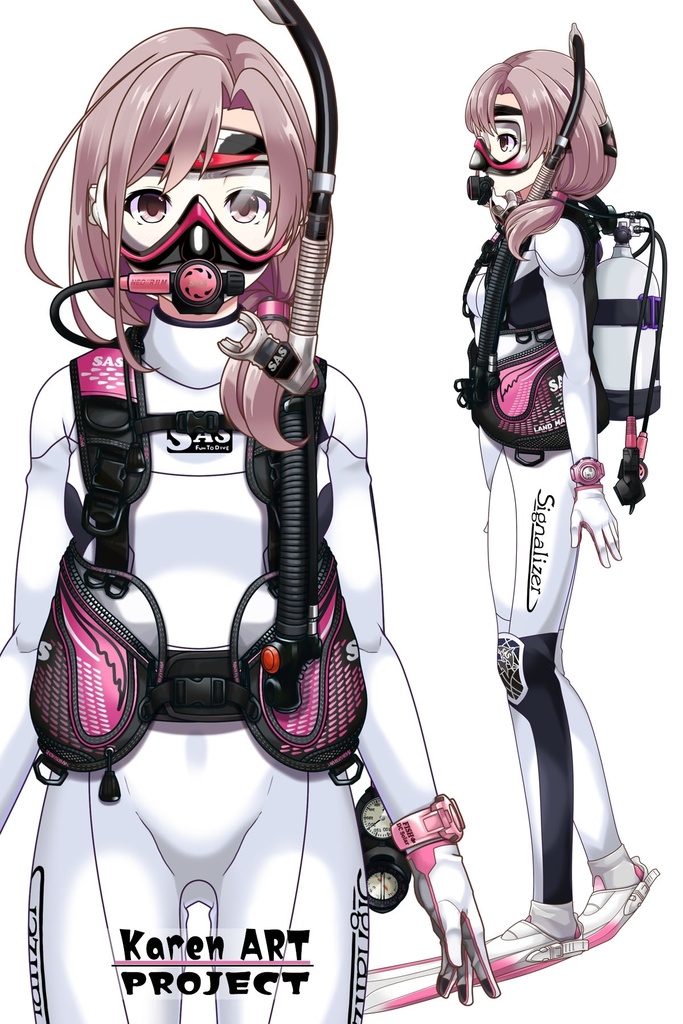 カレンちゃんとスキューバーダイビング(SAS器材編 Part4) Karen enjoying scuba diving -SAS Equipment Part4