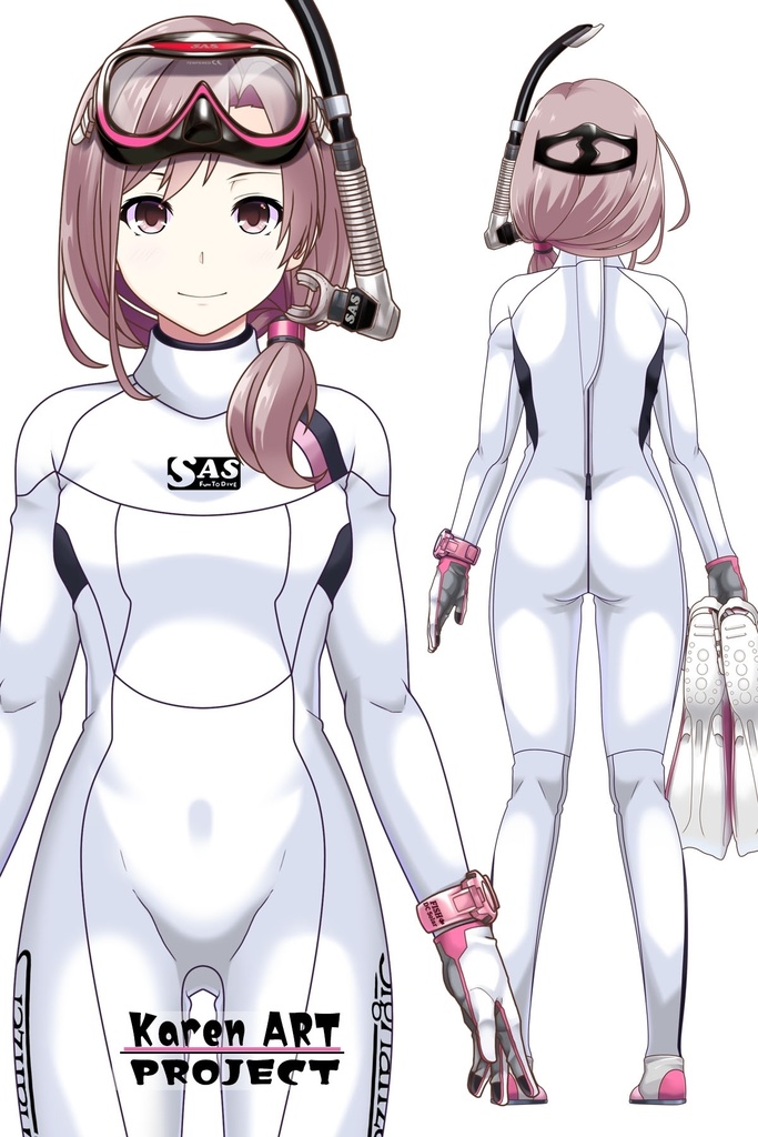 カレンちゃんとスキューバーダイビング(SAS器材編 Part4) Karen enjoying scuba diving -SAS Equipment Part4