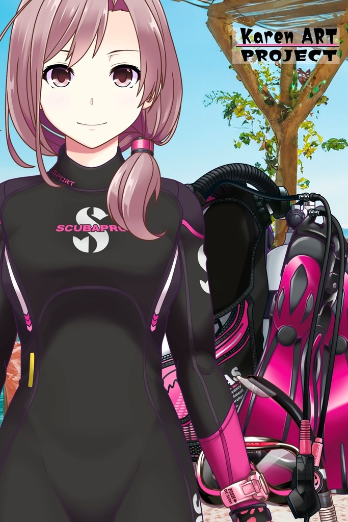 カレンちゃんとスキューバーダイビング(SAS器材編 Part5) Karen enjoying scuba diving -SAS Equipment Part5