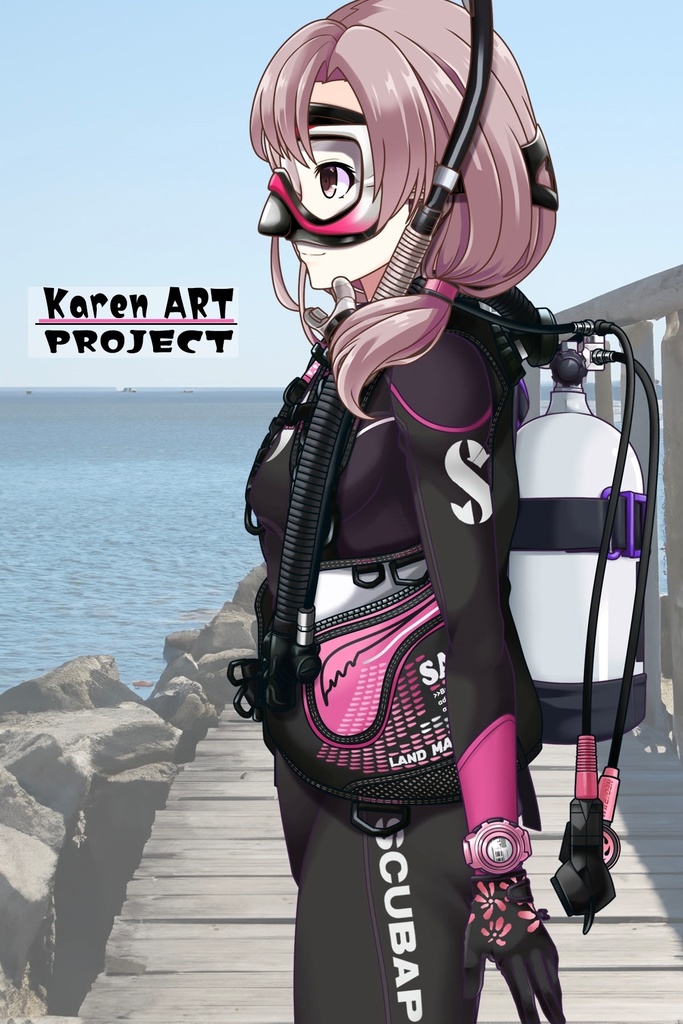 カレンちゃんとスキューバーダイビング(SAS器材編 Part5) Karen enjoying scuba diving -SAS Equipment Part5