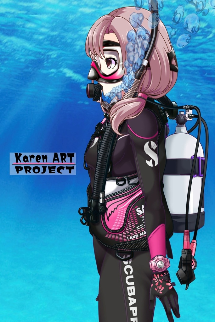 カレンちゃんとスキューバーダイビング(SAS器材編 Part5) Karen enjoying scuba diving -SAS Equipment Part5
