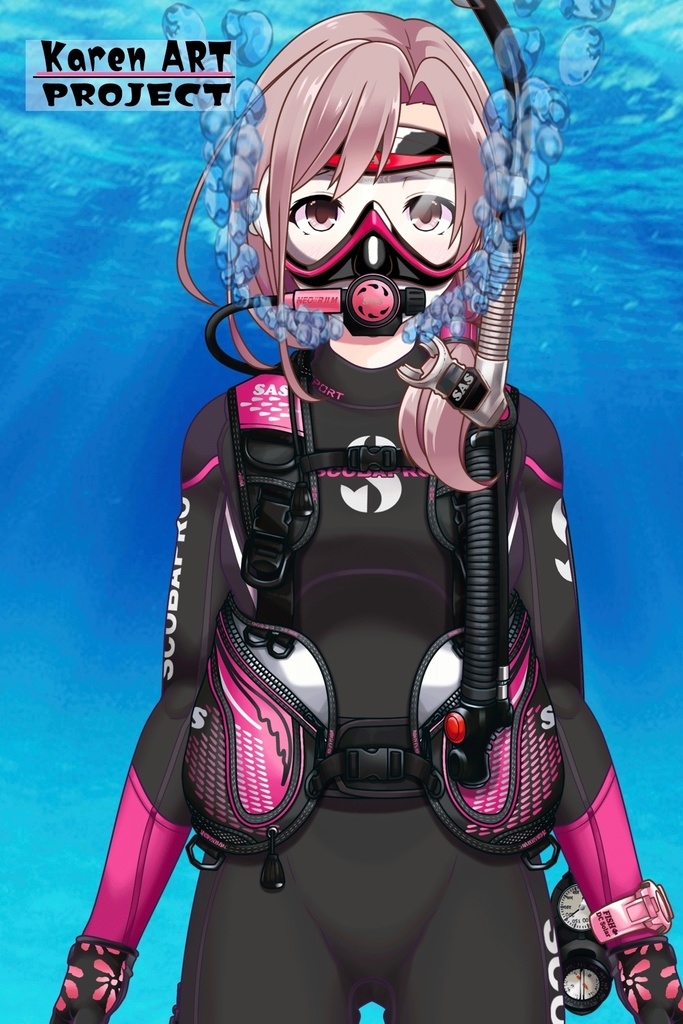 カレンちゃんとスキューバーダイビング(SAS器材編 Part5) Karen enjoying scuba diving -SAS Equipment Part5