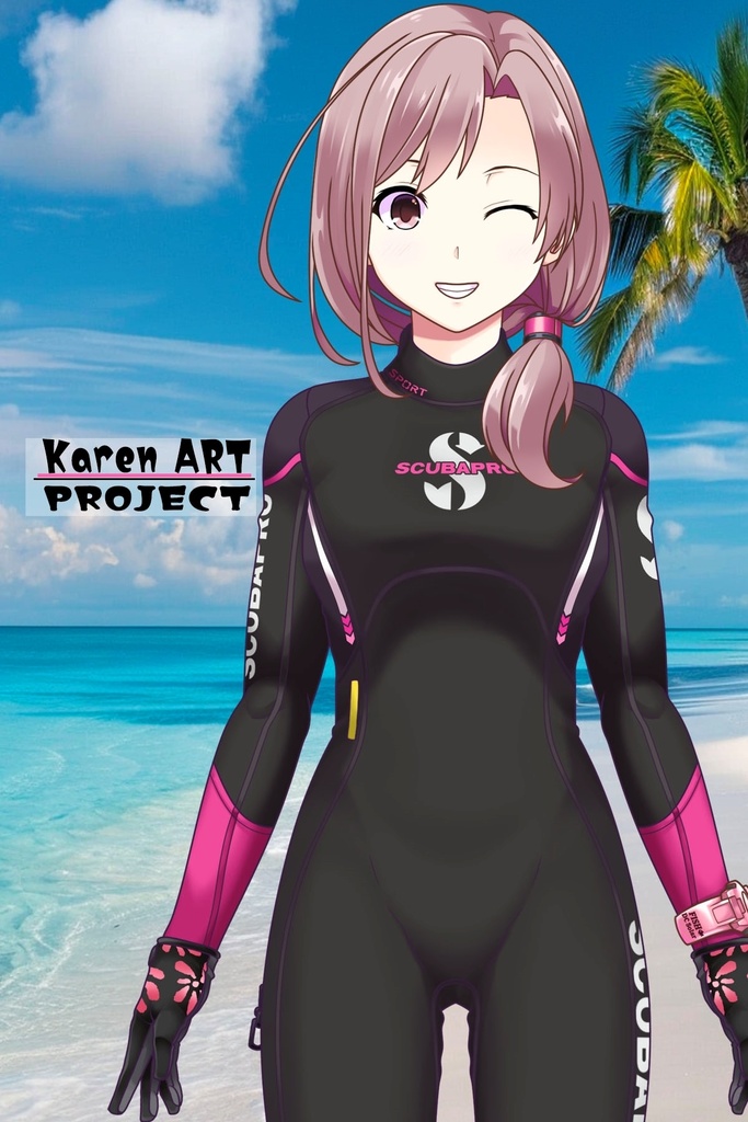カレンちゃんとスキューバーダイビング(SAS器材編 Part5) Karen enjoying scuba diving -SAS Equipment Part5