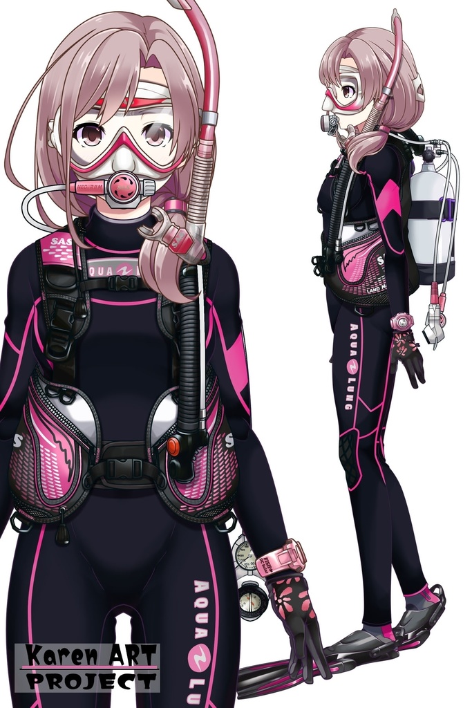 カレンちゃんとスキューバーダイビング(SAS器材編 Part7) Karen enjoying scuba diving -SAS Equipment Part7