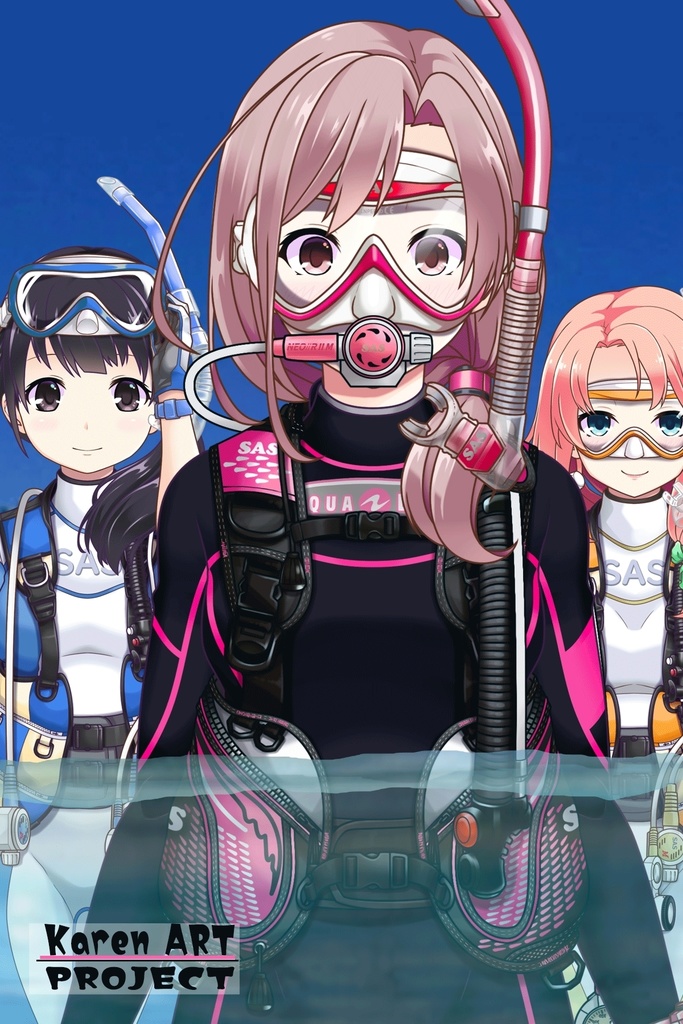 カレンちゃんとスキューバーダイビング(SAS器材編 Part7) Karen enjoying scuba diving -SAS Equipment Part7