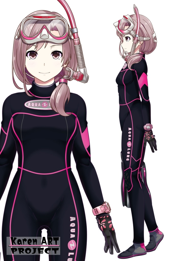 カレンちゃんとスキューバーダイビング(SAS器材編 Part7) Karen enjoying scuba diving -SAS Equipment Part7