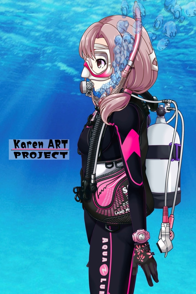 カレンちゃんとスキューバーダイビング(SAS器材編 Part7) Karen enjoying scuba diving -SAS Equipment Part7
